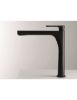 Immagine di MISCELATORE MONOCOMANDO LAVABO LINFA II NERO OPACO NEWFORM