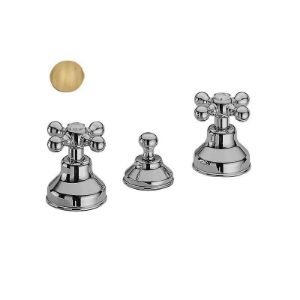 Immagine di GRUPPO BIDET 3 FORI DEDRA OTTONE ANTICO FRATTINI