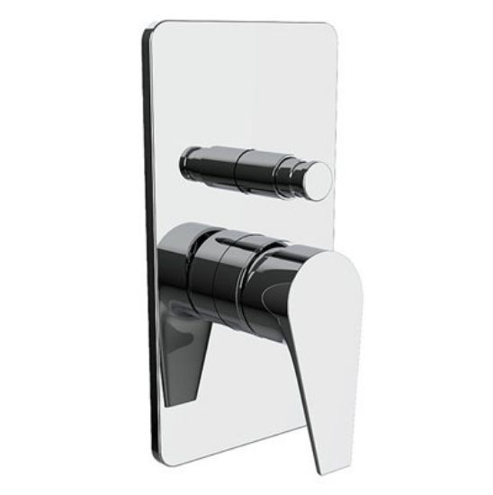 Immagine di MONOCOMANDO INCASSO DOCCIA CON DEVIATORE BRIOTRE CROMO FRATTINI