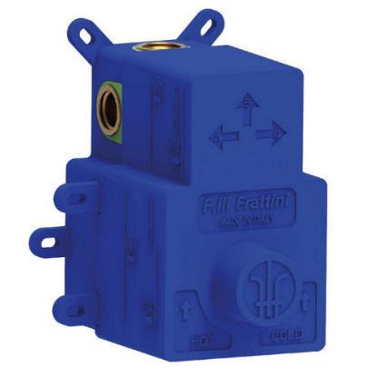 Immagine di CORPO INCASSO DOCCIA UNIVERSALE 2-3 VIE CON DEVIATORE DISCHI CERAMICI FRATTINI