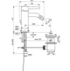Immagine di MONOCOMANDO BIDET CERALINE CROMO IDEAL STANDARD