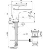 Immagine di MISCELATORE MONOCOMANDO LAVABO ALPHA CROMO H. 7,5 CM IDEAL STANDARD