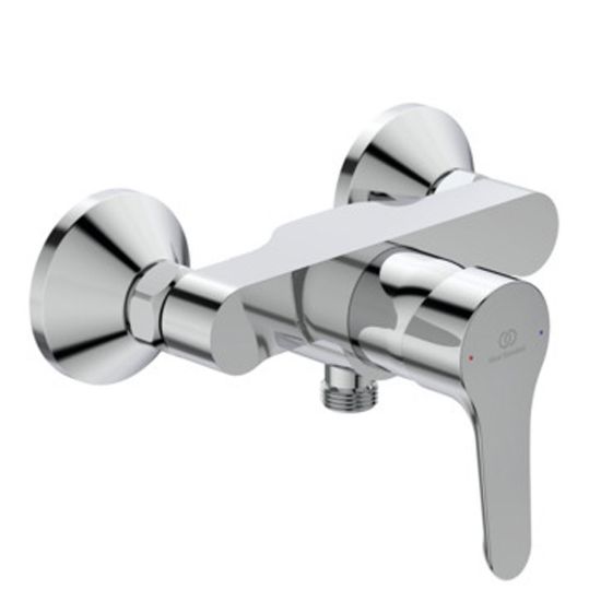 Immagine di MISCELATORE MONOCOMANDO ESTERNO DOCCIA ALPHA CROMO SENZA ACCESSORI IDEAL STANDARD