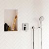 Immagine di PARTE ESTERNA PER INCASSO DOCCIA EDGE CROMO IDEAL STANDARD