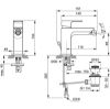 Immagine di MISCELATORE MONOCOMANDO BIDET EDGE CROMO IDEAL STANDARD