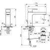 Immagine di MISCELATORE MONOCOMANDO LAVABO EDGE CROMO IDEAL STANDARD