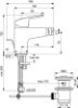 Immagine di MISCELATORE MONOCOMANDO BIDET CERAFLEX CROMO IDEAL STANDARD