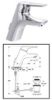 Immagine di MISCELATORE MONOCOMANDO LAVABO CERAMIX BLU CROMO IDEAL STANDARD