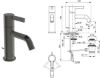 Immagine di MISCELATORE MONOCOMANDO LAVABO JOY MAGNETIC GREY IDEAL STANDARD