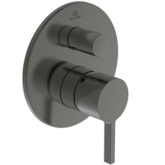 Immagine di PARTE ESTERNA PER INCASSO DOCCIA CON DEVIATORE JOY MAGNETIC GREY IDEAL STANDARD