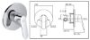 Immagine di MISCELATORE MONOCOMANDO DOCCIA INCASSO CERAPLAN 2 CROMO IDEAL STANDARD