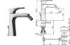Immagine di MONOCOMANDO BIDET SCARICO AUTOMATICO 1 1/4" LADY CROMO PAINI
