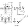 Immagine di GRUPPO ESTERNO VASCA CON DUPLEX LIBERTY CROMO PAINI