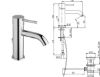 Immagine di MISCELATORE MONOCOMANDO LAVABO COX CROMO PAINI