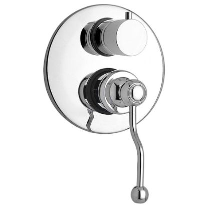 Immagine di MONOCOMANDO INCASSO DOCCIA CON DEVIATORE DUOMO CROMO PAINI