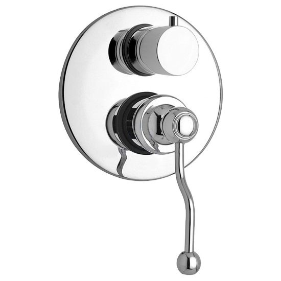 Immagine di MONOCOMANDO INCASSO DOCCIA CON DEVIATORE DUOMO CROMO PAINI