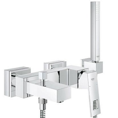Immagine di MONOCOMANDO ESTERNO VASCA CON DUPLEX EUROCUBE CROMO GROHE