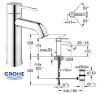 Immagine di MONOCOMANDO LAVABO ESSENCE NEW CROMO GROHE