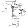 Immagine di MISCELATORE MONOCOMANDO BIDET EUROSMART NEW CROMO GROHE