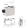 Immagine di TRITURATORE SANIPACK PRO UP INCASSO WC SOSPESO+LVB+BI+DC SFA