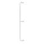 Immagine di CORRIMANO VERTICALE 160 CM BIANCO LUCIDO THERMOMAT