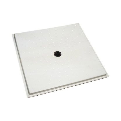 Immagine di PIATTO DOCCIA AUSILIA 90X90 CM FILO PAVIMENTO BIANCO LUCIDO THERMOMAT