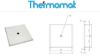 Immagine di PIATTO DOCCIA AUSILIA 80x80 CM FILO PAVIMENTO BIANCO THERMOMAT
