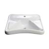 Immagine di LAVABO ERGONOMICO AUSILIA INSTALLAZIONE SOSPESA BIANCO LUCIDO THERMOMAT