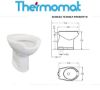 Immagine di VASO AUSILIA SCARICO PAVIMENTO CERAMICA BIANCA THERMOMAT (SENZA SEDILE)