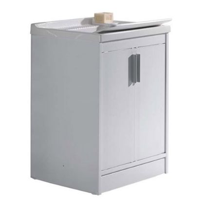 Immagine di LAVATOIO+MOBILE 60X60 CM POLIPOPRILENE BIANCO B.L. PLAST