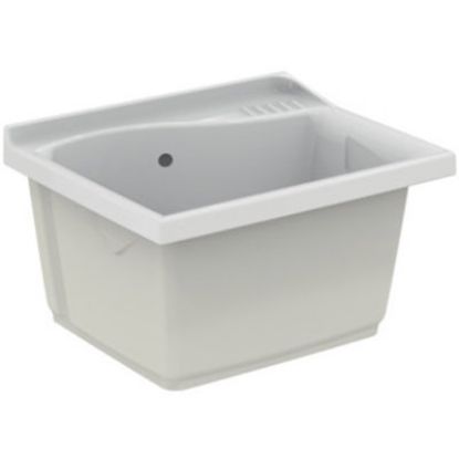 Immagine di LAVATOIO LAGO 75X61 CM INCASSO BIANCO IDEAL STANDARD