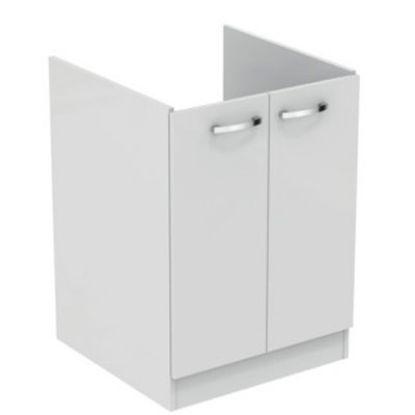 Immagine di MOBILE SOTTOLAVATOIO LAGO 61X60 CM CON ASSE BIANCO IDEAL STANDARD