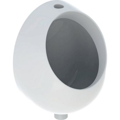 Immagine di ORINATOIO RENNA SENZA SIFONE SCARICO VERTICALE CERAMICA BIANCA GEBERIT