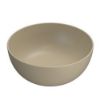 Immagine di LAVABO T-EDGE DIAMETRO 37 CM INSTALLAZIONE APPOGGIO CERAMICA COLORE PERLA GLOBO