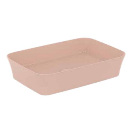 Immagine di LAVABO IPALYSS 55X38 CM INSTALLAZIONE APPOGGIO ROSA PALLIDO IDEAL STANDARD