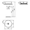Immagine di LAVABO IPALYSS DIAMETRO 40 CM INSTALLAZIONE APPOGGIO CERAMICA COLORE MELOGRANO IDEAL STANDARD