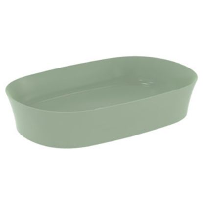 Immagine di LAVABO IPALYSS 60X38 CM INSTALLAZIONE APPOGGIO SALVIA IDEAL STANDARD