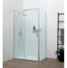 Immagine di PORTA SCORREVOLE FAST 97-101 CM (NICCHIA) CRISTALLO TRASPARENTE 6 MM CROMO REVERSIBILE KINEDO