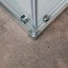 Immagine di PORTA SCORREVOLE FAST 97-101 CM (NICCHIA) CRISTALLO TRASPARENTE 6 MM CROMO REVERSIBILE KINEDO