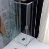 Immagine di BOX DOCCIA FAST ANGOLO SCORREVOLE 97-99 CM (LATO ANGOLO) CRISTALLO TRASPARENTE 6 MM CROMO REVERSIBILE KINEDO