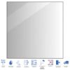 Immagine di BOX PORTA BATTENTE GL6 67,5-70,5 CM (NICCHIA) ARGENTO LUCIDO CRISTALLO TRASPARENTE KINEDO