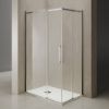 Immagine di BOX DOCCIA GAIA SCORREVOLE DX 68-70 CM (LATO ANGOLO) H 200 CM TCROMO TRASPARENTE