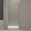 Immagine di PORTA SALOON SPADO 76-82 CM H. 190 CM CROMO TBRILL CRISTALLO TRASPARENTE