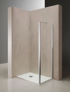 Immagine di DINO PARETE FISSA 67-70 CM CROMO TBRILL CRISTALLO TRASPARENTE TDA