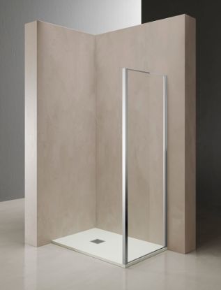 Immagine di PARETE FISSA DINO 67-70 CM CROMO TBRILL CRISTALLO TRASPARENTE