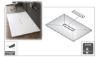 Immagine di PIATTO DOCCIA ARDESIA PLUS 100x100 H 2,6 CM BIANCO KINEDO-SFA
