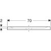 Immagine di PIATTO DOCCIA 45 RETTANGOLARE 90x70 H 4,5 CM BIANCO GEBERIT