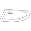 Immagine di PIATTO DOCCIA 60 SEMICIRCOLARE 80 H6 CM BIANCO GEBERIT