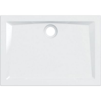 Immagine di PIATTO DOCCIA 60 RETTANGOLARE 100x70 H 6 CM BIANCO GEBERIT