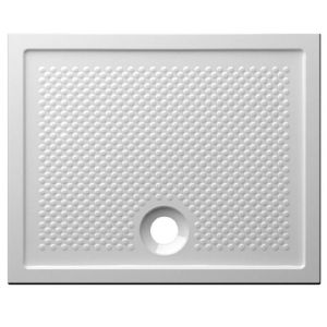 Immagine di PIATTO DOCCIA DOCCIAVIVA 100X80 H6,5 CM BIANCO SENZA PILETTA GLOBO